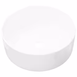 vidaXL Lavandino Rotondo in Ceramica Bianca 40 x 15 cm - Vista aggiuntiva 2