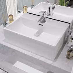 Questo lavandino in ceramica di alta qualità, darà un tocco di stile al vostro bagno, gabinetto o toilette per signore. Ha un ...