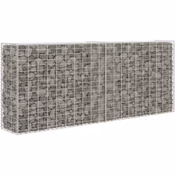 Colore: Argento Materiale: Acciaio zincato Dimensioni: 85 x 30 x 200 cm (L x P x A) Dimensione delle maglie: circa 10 x 5 cm; ...