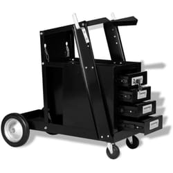 Vidaxl - Carrello di Saldatura con 4 Cassetti Neri 806158