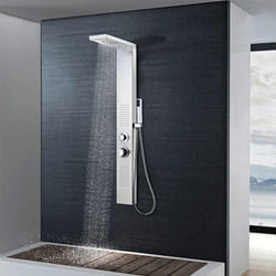 Pannello Doccia in Acciaio Inossidabile Quadrato cod mxl 78397