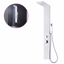 Pannello Doccia in Alluminio Bianco Opacocod mxl 102939 - Vista aggiuntiva 2