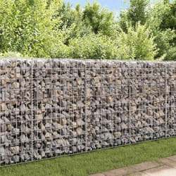 vidaXL Gabbione in Rete in Acciaio Zincato 120x30x50 cm