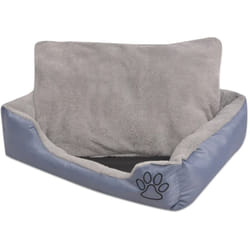 Letto per Cani, Cuccia per Cani con Cuscino Imbottito Taglia xl Grigio Vidaxl 4072