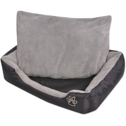 Letto per Cani, Cuccia per Cani con Cuscino Imbottito Taglia S Nero vidaXL 8717