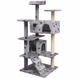 Dai ai tuoi amici felini un assaggio del lusso con il nostro albero per gatti ricco di funzionalità! Il set di torri da gioco ...