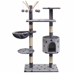 Dai ai tuoi amici felini un assaggio del lusso con il nostro albero per gatti ricco di funzionalità! Il set di torri da gioco ...