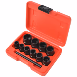 Set Estrattore di Bulloni e Dadi Danneggiati 11 pz Acciaiocod mxl 120962 - Vista aggiuntiva 2