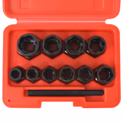 Set Estrattore di Bulloni e Dadi Danneggiati 11 pz Acciaiocod mxl 120962 - Vista aggiuntiva 3