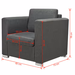 VidaXL 243582 poltrona - Vista aggiuntiva 7