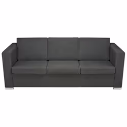VidaXL 243584 divano 3 seduta(e) Grigio - Vista aggiuntiva 4
