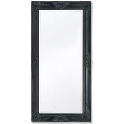 VidaXL 243682 specchio da parete Nero