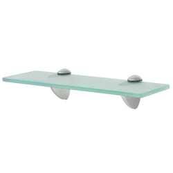 VidaXL 243754 scaffale Vetro temperato, Zinco Trasparente