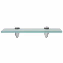 VidaXL 243754 scaffale Vetro temperato, Zinco Trasparente