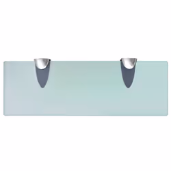 VidaXL 243754 scaffale Vetro temperato, Zinco Trasparente