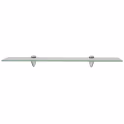 VidaXL 243773 scaffale Vetro temperato, Zinco Trasparente