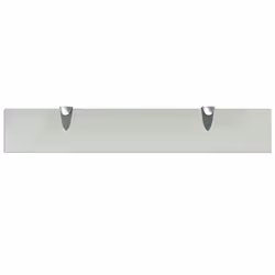 VidaXL 243773 scaffale Vetro temperato, Zinco Trasparente