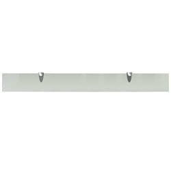 VidaXL 243776 scaffale Vetro temperato, Zinco Trasparente