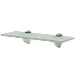 VidaXL 243794 scaffale Vetro temperato, Zinco Trasparente