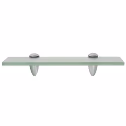 VidaXL 243794 scaffale Vetro temperato, Zinco Trasparente