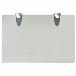 VidaXL 243794 scaffale Vetro temperato, Zinco Trasparente