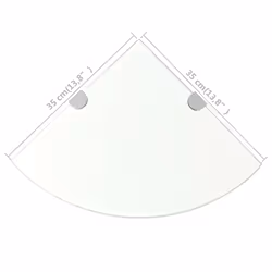 VidaXL 243853 scaffale Vetro temperato Trasparente - Vista aggiuntiva 4