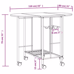 VidaXL 243901 set di mobili per cucina e sala da pranzo - Vista aggiuntiva 8
