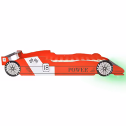 VidaXL 243936 lettino per bambini Rosso MDF, Legno - Vista aggiuntiva 6