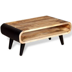 Vidaxl - Tavolino da Salotto in Legno Grezzo di Mango 90x55x39 cm 608443