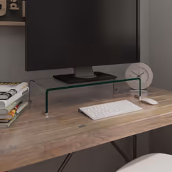 Questo pratico supporto TV ha una struttura in vetro temperato. Il design elegante e lineare di questo sobrio mobile TV aggiu ...