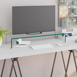 Mobile/Rialzo Porta tv, Mobile tv Salotto in Vetro Trasparente 80x30x13 cm Vidaxl