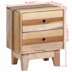 VidaXL 244234 comodino Beige - Vista aggiuntiva 8