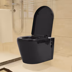 Questo WC da parete, con un design unico e senza tempo, completerà ogni bagno. Questo gabinetto è dotato di un sistema di chi ...