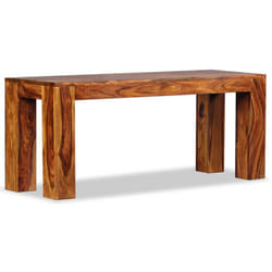 Panca in Legno Massello di Sheesham Marrone varie dimensioni dimensioni : 110x35x45 cm