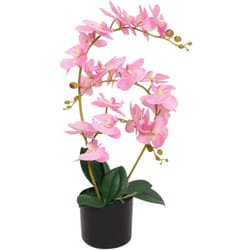 Vidaxl - Orchidea Artificiale con Vaso 65 cm Rosa