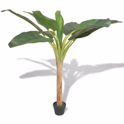 Aggiungete un po' di verde al vostro interno con questo realistico albero di banana artificiale. Il taro è alto 150 cm e sarà ...