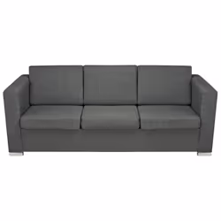 VidaXL 274214 divano 3 seduta(e) Grigio - Vista aggiuntiva 7