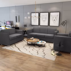 VidaXL 274215 divano 3 seduta(e) Grigio