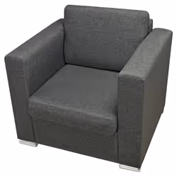 VidaXL 274215 divano 3 seduta(e) Grigio - Vista aggiuntiva 6