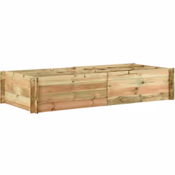 Questa fioriera da giardino in legno è perfetta per coltivare ortaggi e fiori nel vostro giardino, sul vostro patio o sul bal ...