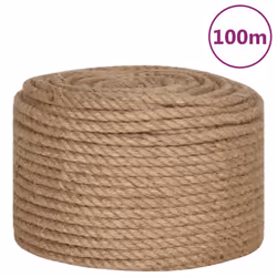 vidaXL Corda in Juta 100% 12 mm 100 m - Vista aggiuntiva 2
