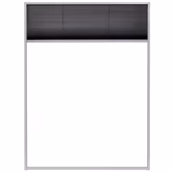 vidaXL Zanzariera Plissettata per Finestre in Alluminio 60x80 cm - Vista aggiuntiva 3