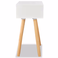 VidaXL 244740 comodino Marrone, Bianco - Vista aggiuntiva 6