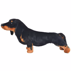 Cane Bassotto in Peluche in Piedi Nero XXLcod mxl 127406 - Vista aggiuntiva 2
