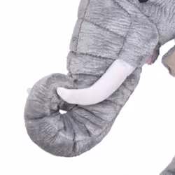 Elefante in Peluche in Piedi Grigio XXLcod mxl 105391 - Vista aggiuntiva 3