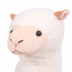 Alpaca in Peluche in Piedi Bianco XXLcod mxl 117622 - Vista aggiuntiva 3