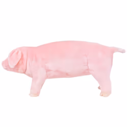 Maialino in Peluche in Piedi Rosa XXLcod mxl 81316 - Vista aggiuntiva 2