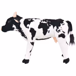 Mucca in Peluche in Piedi Nera e Bianca XXL cod mxl 79584 - Vista aggiuntiva 2