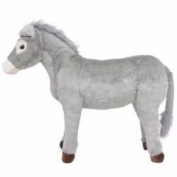 Asino in Peluche in Piedi Grigio XXLcod mxl 104355 - Vista aggiuntiva 2