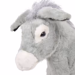 Asino in Peluche in Piedi Grigio XXLcod mxl 104355 - Vista aggiuntiva 3
